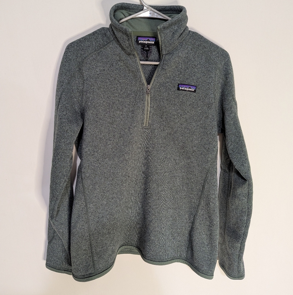 Patagonia Women's Medium Better Sweater 1/4 Zip Fleece